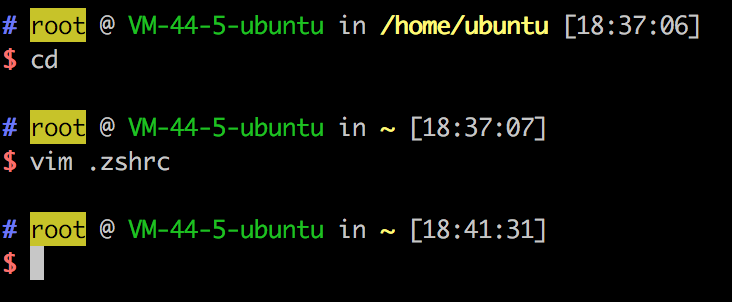 linux更换shell为zsh并个性化配置oh my zsh